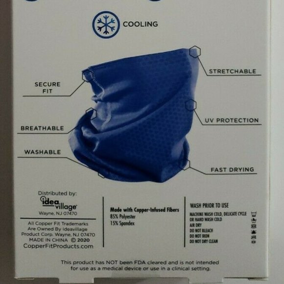 Copper Fit Guardwell Face Protector Youth Mask - Picture 4 of 6